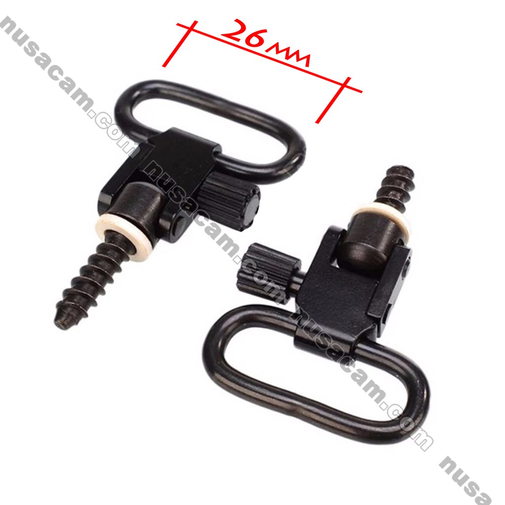 Swivel Baut Penyangkut Ring Pengait Sling Untuk Tali Sandang Senapan