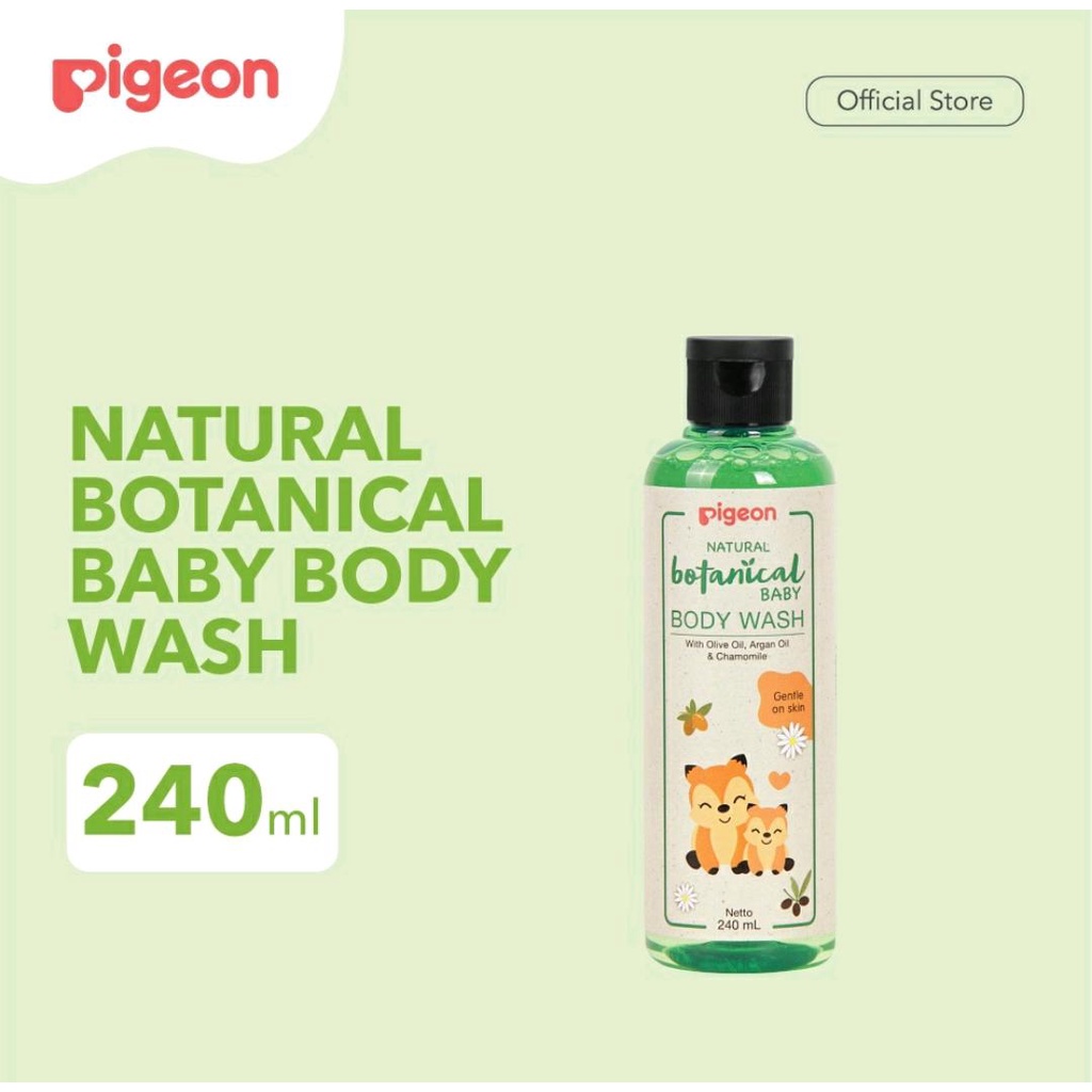 PIGEON BOTANICAL BABY BODY WASH 240ML / SABUN BAYI