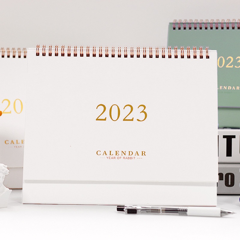 Jual Kalender + Planner Meja 2022 & 2023 Portable Tema pastel Untuk