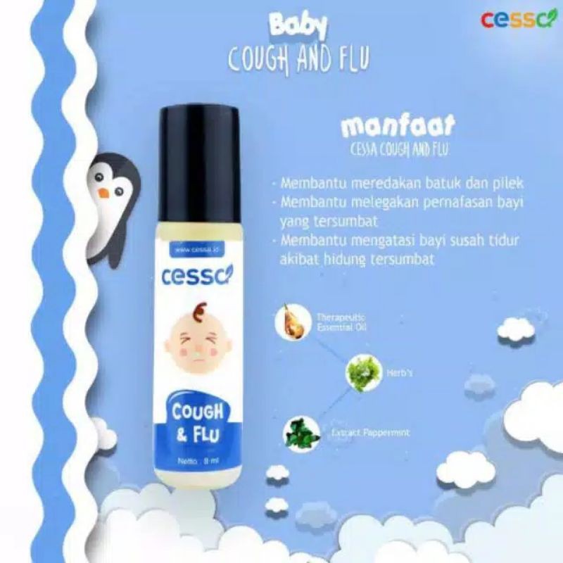Cessa cough&flu freshcare bayi usia 02 th Shopee Indonesia