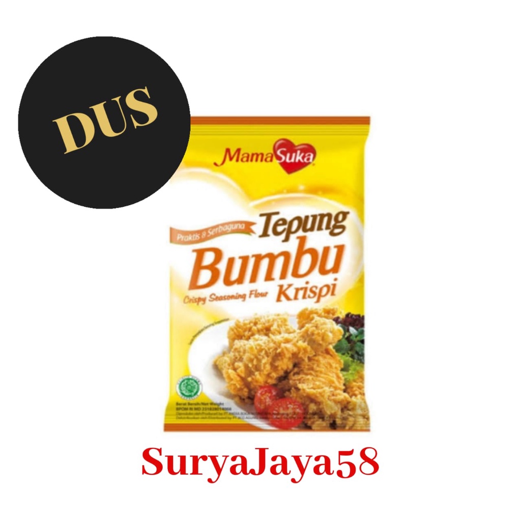 

Mamasuka Tepung Bumbu Krispi 900gr | tepung bumbu krispi serbaguna mamasuka 900gr - DUS