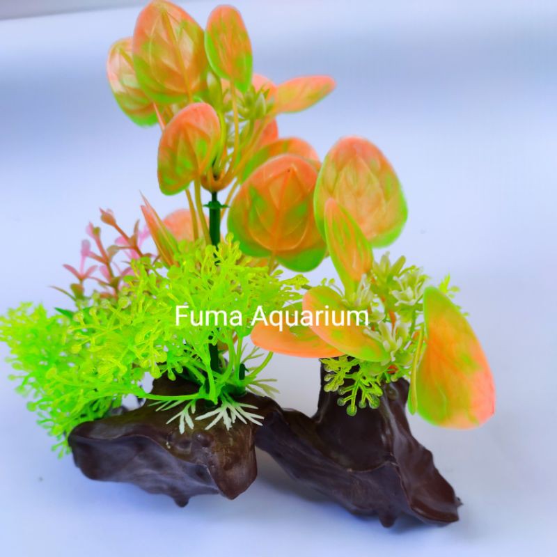 Tanaman Plastik Hiasan Dekorasi Aquarium Aquascape SAKKAI PRO No.22 E