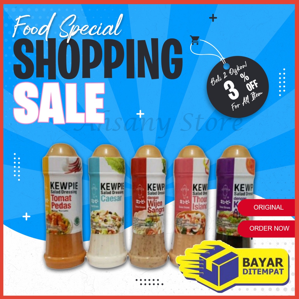 

Saos Kewpie Caesar Saus Salad Dressing Sayur Buah Kwepie Wijen Sangrai