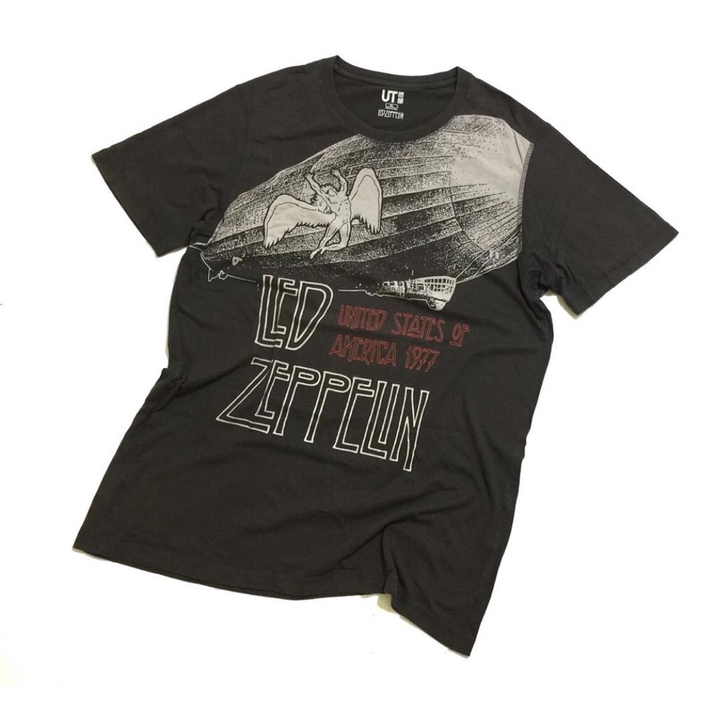 Kaos Lengan Pendek Led Zeppelin Second / Bekas / Preloved