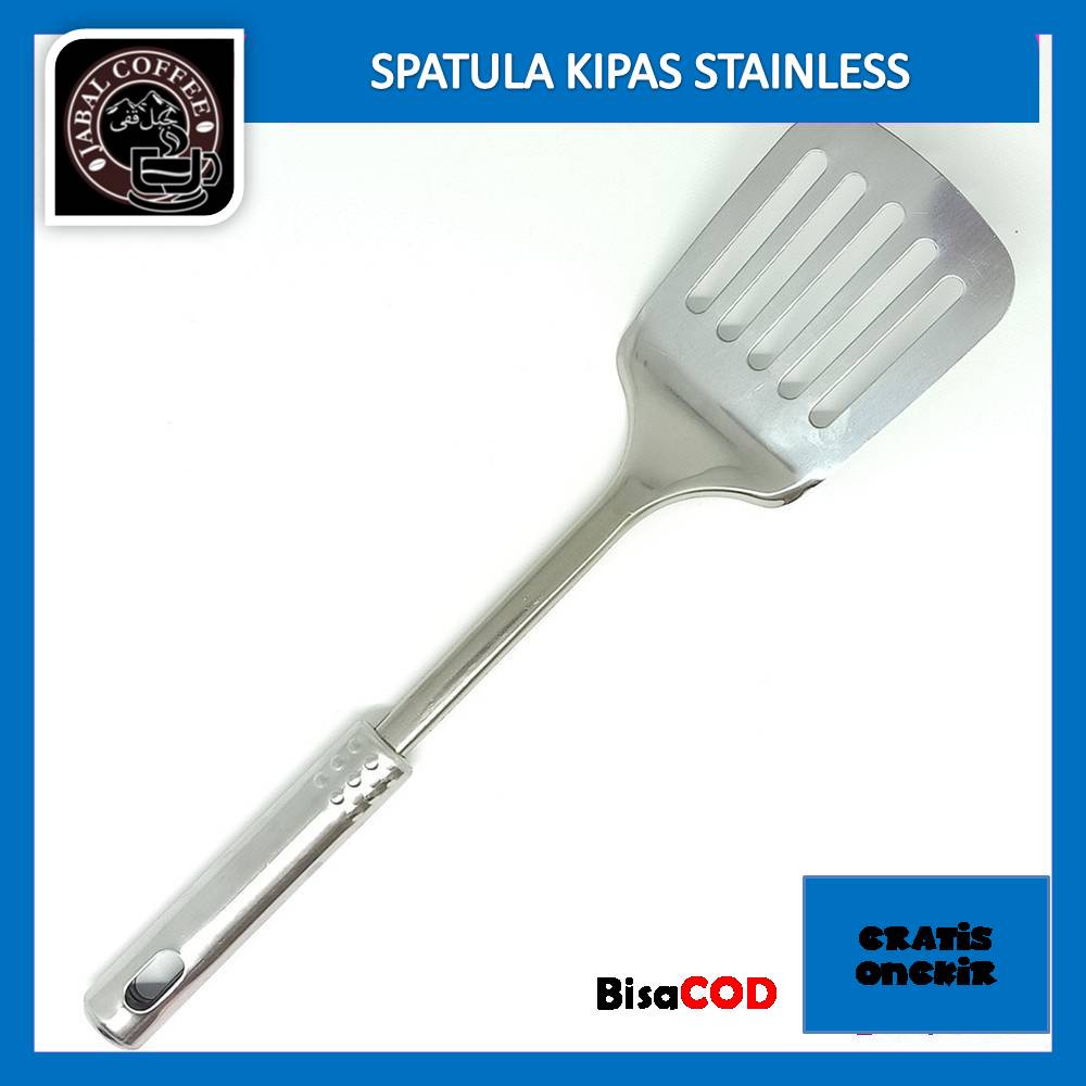 Spatula Sodet Kipas Stainless Steel / Spatula Lubang Stainless 011