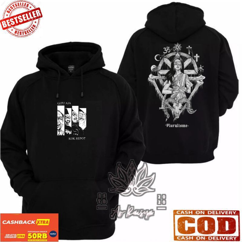 Hoodie panjang umur hal baik/jaket panjang umur hal baik/Hoodie pluralisme/Jaket pluralisme/Jaket to