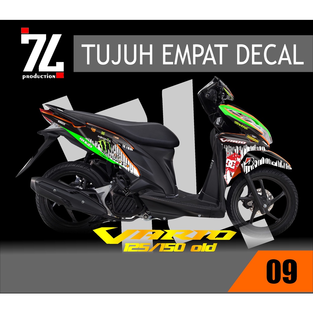 Decal Vario 125-150 Old Variasi Full body Full modif 7409