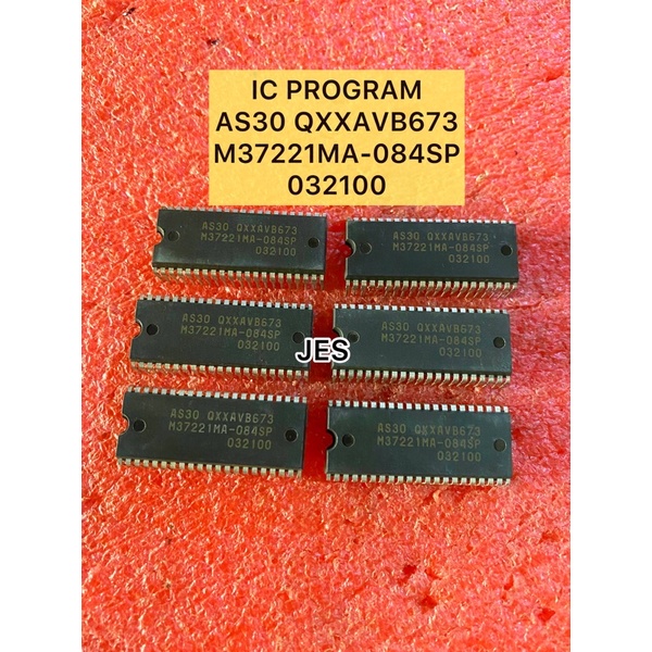 IC PROGRAM AS30 QXXAVB673 M37221MA-084SP 032100 ORIGINAL