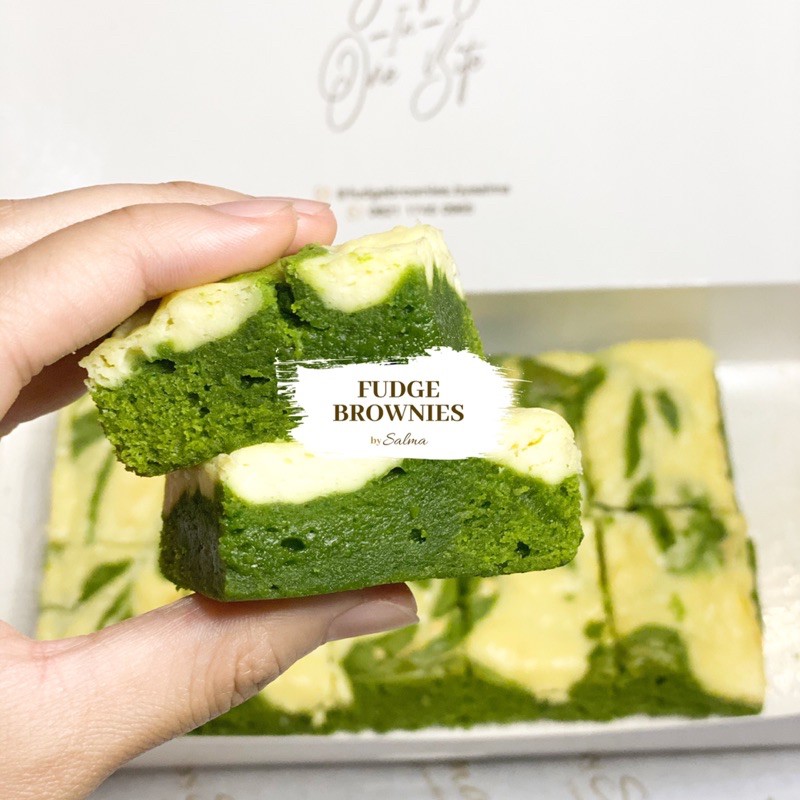 

Matcha Cheesecake Fudge Brownies