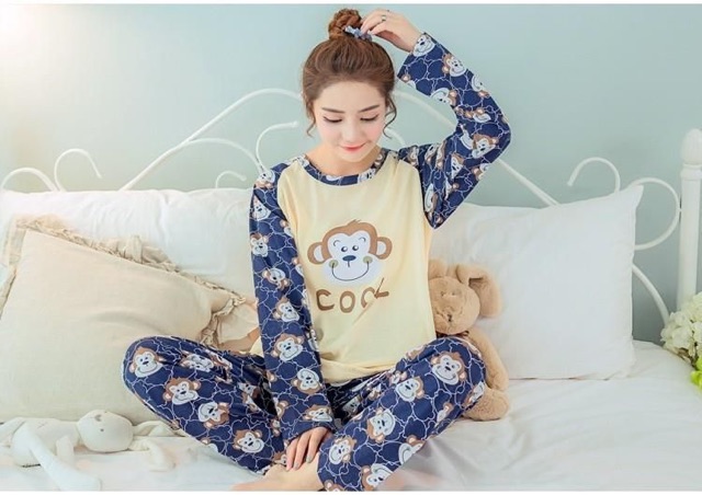 Baju tidur wanita / piyama celana panjang / pajamas tidur pp totoro import