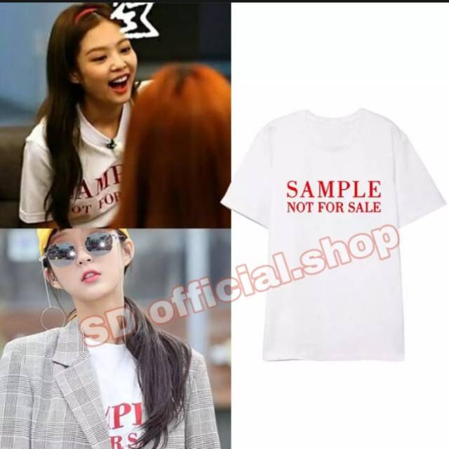 (COD)  kaos kpop idol fashion JENNIE sample not for sale