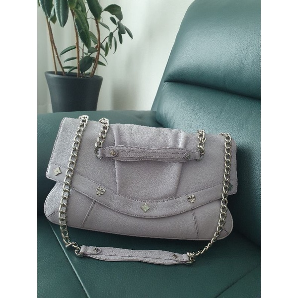 tas mcm rantai cantik  mcm bag