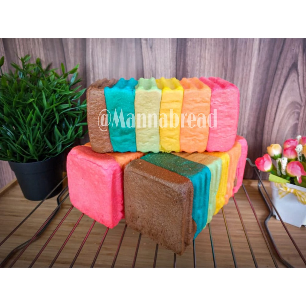 

ROTI TAWAR BANDUNG RAINBOW / PELANGI / SUPPLIER UMKM