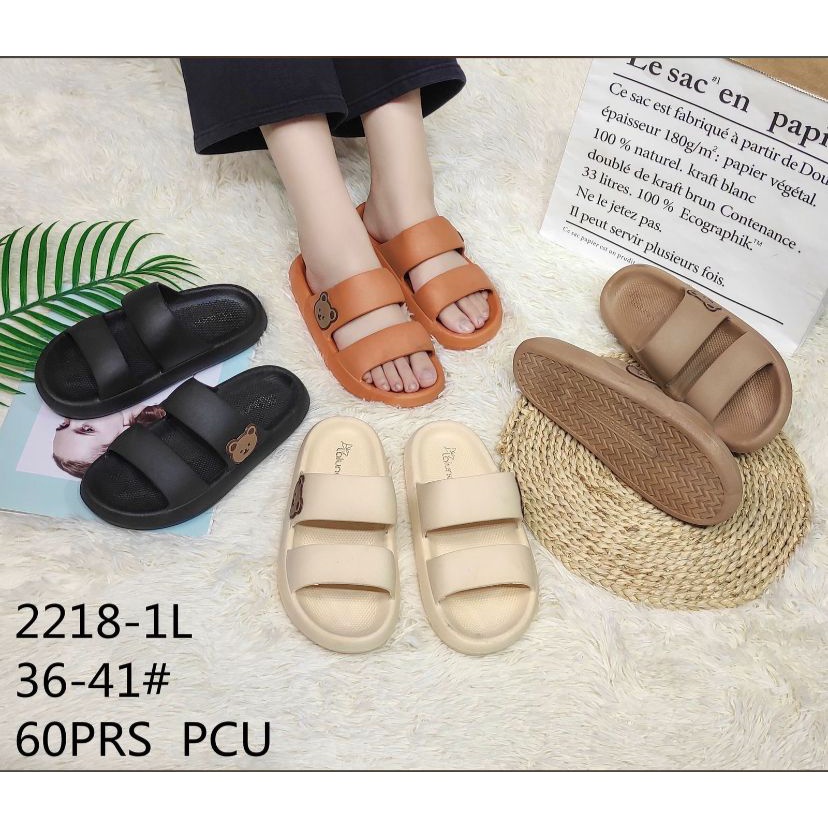 3.3 SALE Sandal selop wanita / Sandal Slide TORY Rubber Anti Slip Import-7