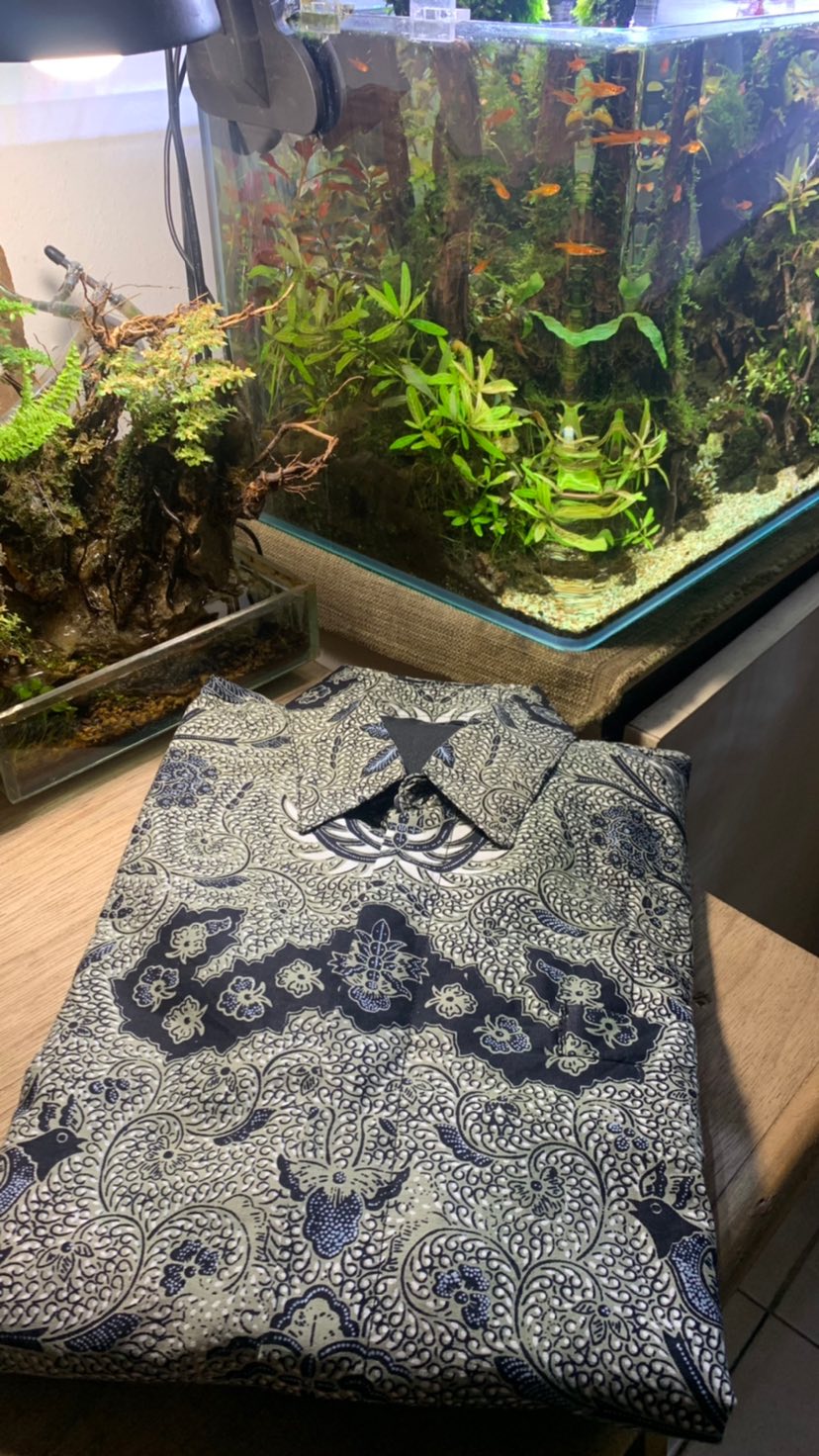 Wahyu Tumurun Mocca Kemeja Batik Pria Katun Primisima Full Furing