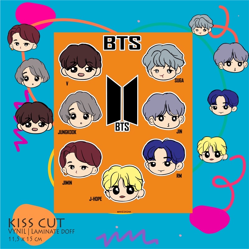 

STICKER BTS | Sticker Sheet