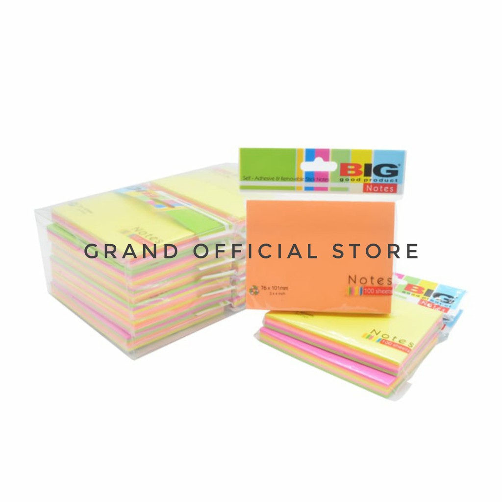 

[GRAND] STICKY NOTES BIG 76 x 101mm TUMPUK