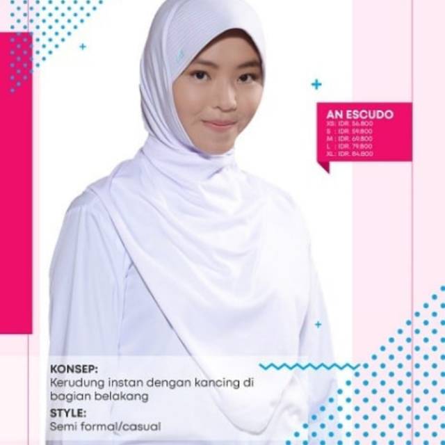 RABBANI Kerudung Escudo Ori S Termurah
