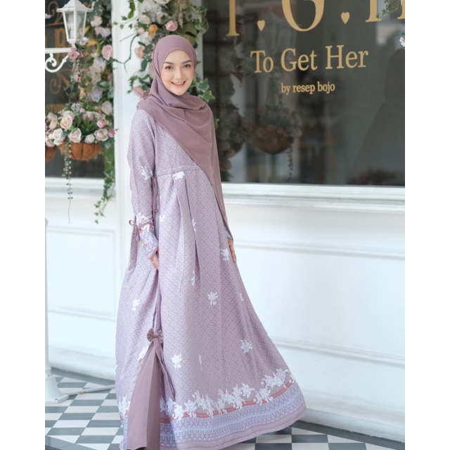 SORAYA DRESS DIENNA set pasmina