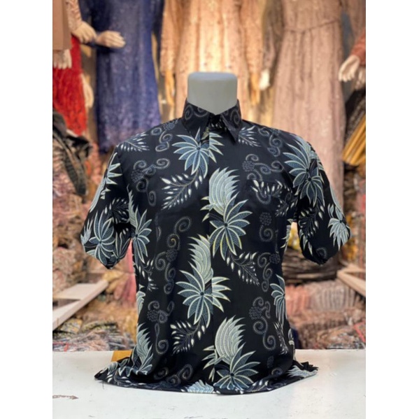 COD//KEMEJA BATIK//KEMEJA BATIK LENGAN PENDEK//KEMEJA BATIK COUPLE HITAM, PUTIH//TERLARIS