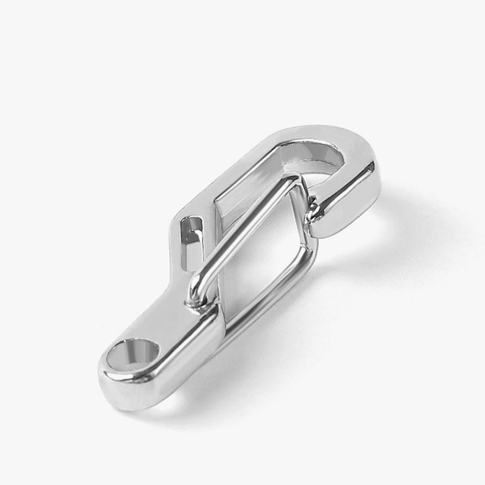 Lanfy Carabiner Mini Portable Bentuk D Bahan Zinc Alloy Untuk Mendaki Gunung