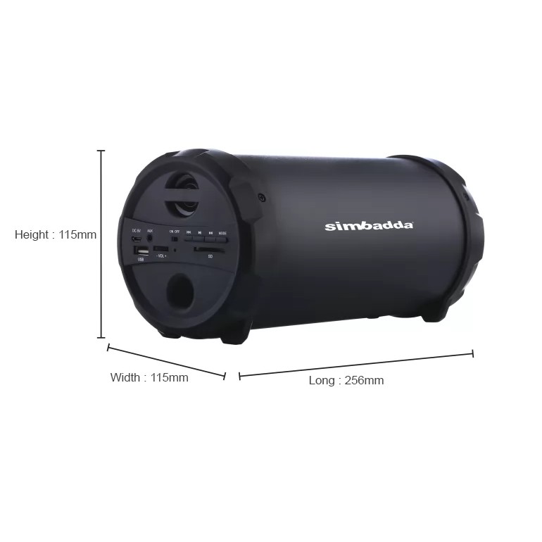 Speaker Portable Outdoor Simbadda CST 800N Bluetooth , Radio , SD card , USB