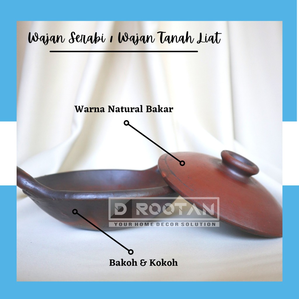 SET ANGLO+WAJAN SERABI TANAH LIAT GERABAH KASONGAN ECO-Friendly