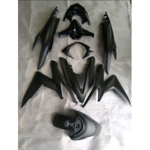 Paketan Full set body Halus vario 125 150 new 2018 2019 2020 hitam glossy / hitam kilap ori atau hit