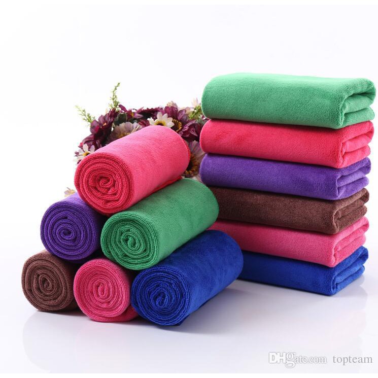 Handuk Besar microfiber Polos UKURAN JUMBO TEBAL 70 x 140  Handuk Mandi Lembut / Handuk Polos Dewasa