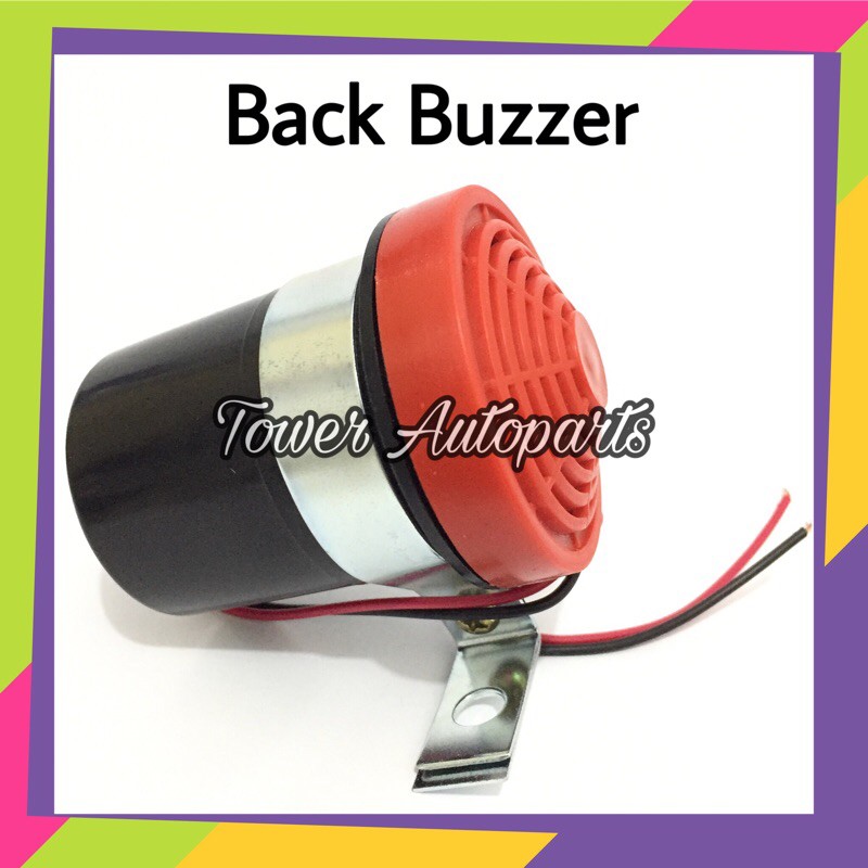 Klakson Mundur Atret - Alarm Sirine Mundur - Back Buzzer Mobil &amp; Truk Universal 12 - 24 Volt Premium