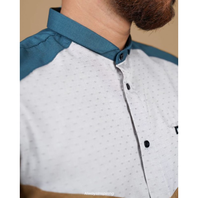 Fadkhera Oktay Short Baju Koko Modern