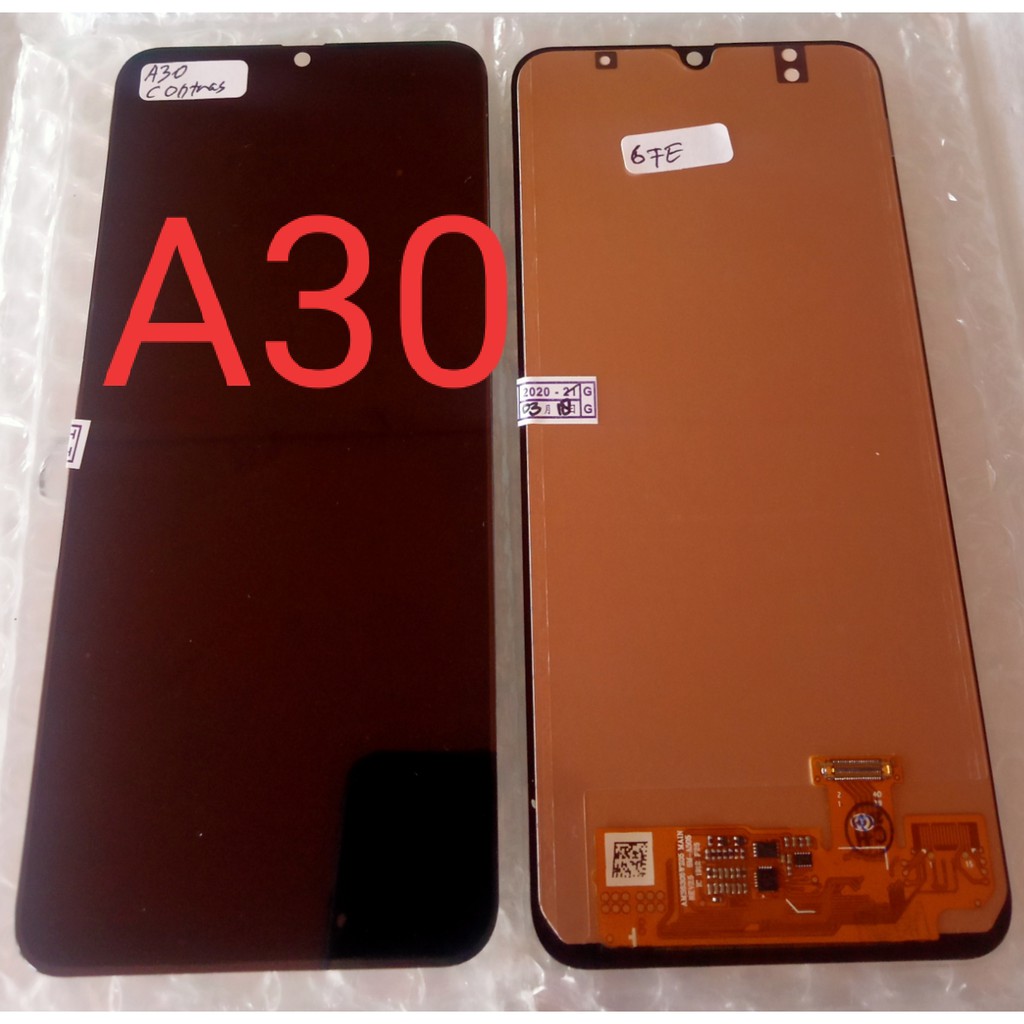 Jual LCD SAMSUNG A30/A305 FULLSET TOUCHSCREEN KONTRAS INCEL BLACK A30 ...