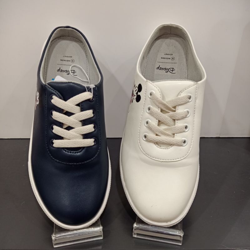 Sepatu flat selop wanita. Selop tali motif micky. DISNEY NEVADA original