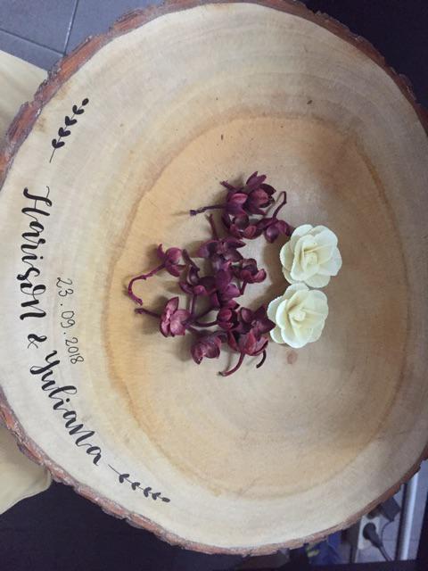 Wood Slice Diameter 28-30cm (wood Slice) Alas Mahar