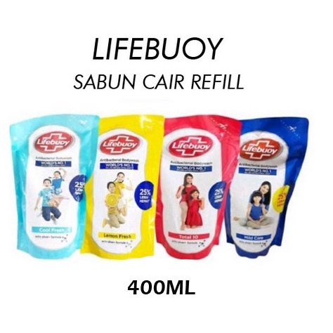 LIFEBUOY SABUN CAIR REFILL 400ML