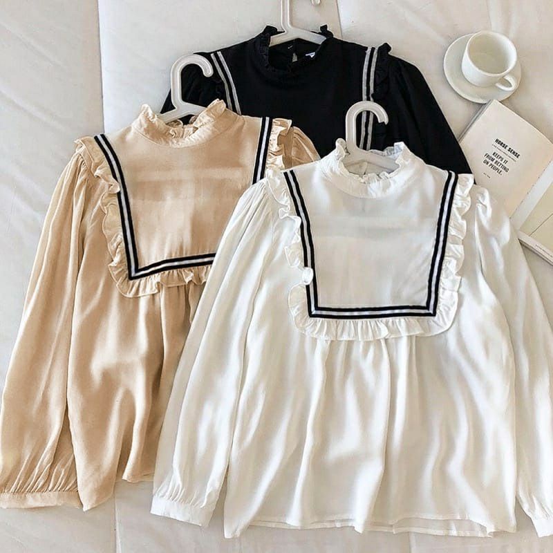 MURAH  REAL PICT BONI TOP/ ATASAN BONI - BONI BLOUSE - BAJU MUSLIMAH - BLOUSE KOREA / ATASAN KOREA