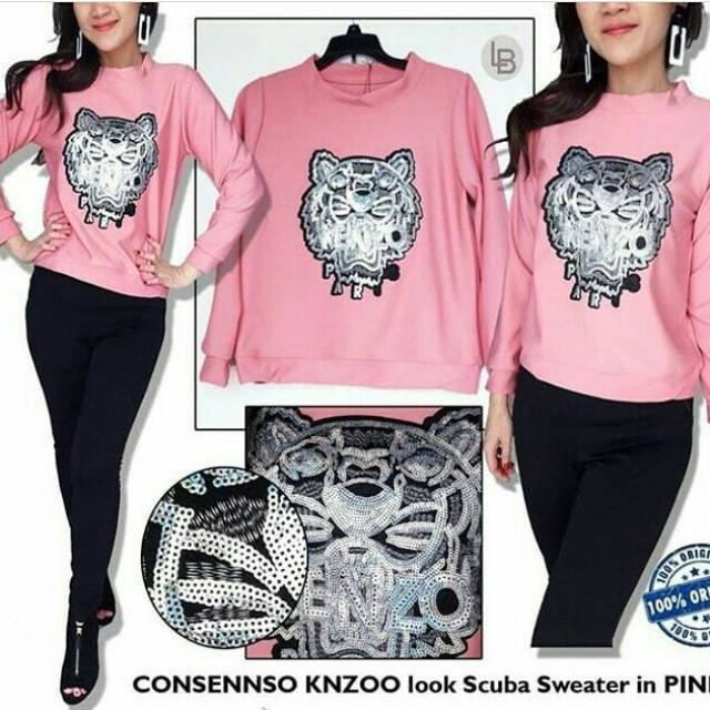 Consenso kenzo pink look alike sweater