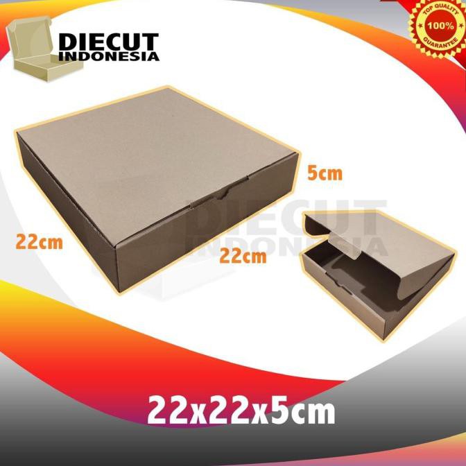 

Kardus Box Pizza Karton Diecut Uk 22X22X5