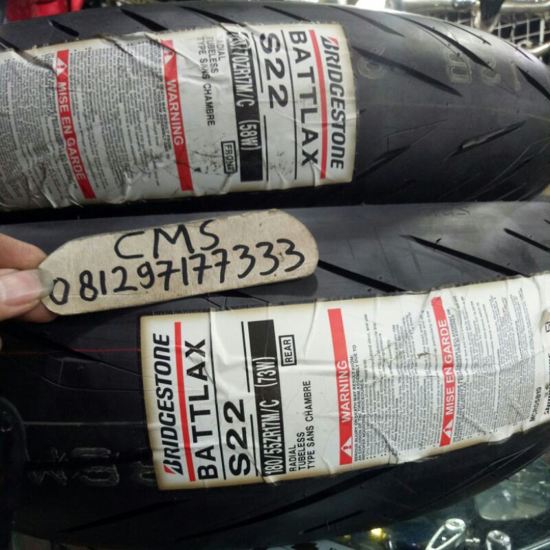 Ban battlax s22 180 / 55 - 17