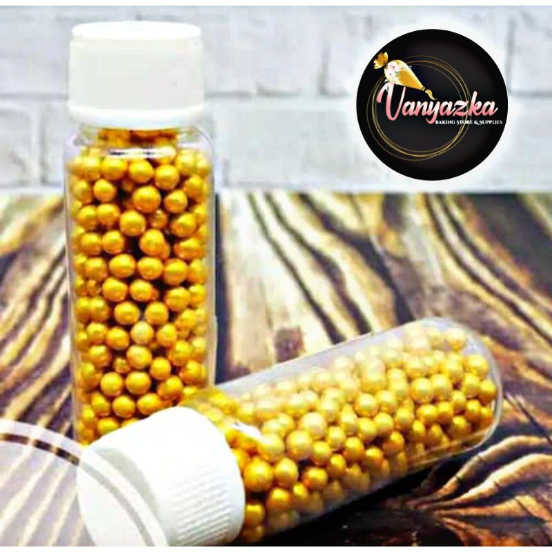 

Sprinkles/Spikel Gula Bulat/Pearl/Mutiara 3 mm 20gr