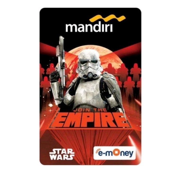 Mandiri eMoney eTOLL - edisi STAR WARS - EMPIRE ORI