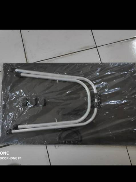 Meja Lipat Belajar Anak Kaki Aluminium 33x55 cm (Alumunium)