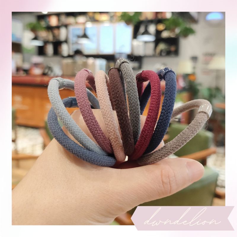 Ikat Rambut  Korea Polos Tebal