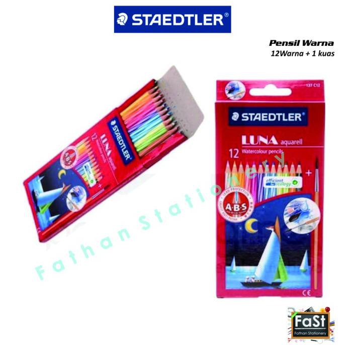 

(PERALATAN MENGGAMBAR) WATERCOLOUR PENCIL 137 C12 STAEDTLER LUNA AQUARELL PROMO