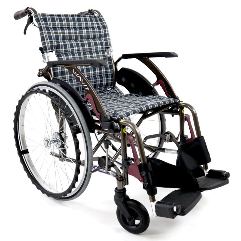 Kursi Roda Jepang Kawamura Wavit+ Ergonomic Wheelchair Bahan Aluminium Ringan dan Kuat