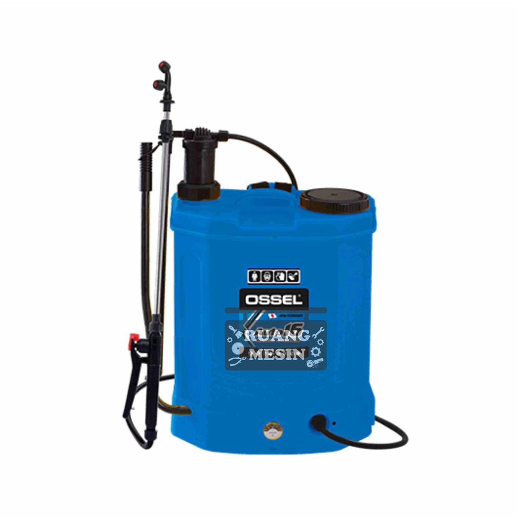 Knapsack Electric dan Manual Sprayer Auto-16 OSSEL Semprot Hama
