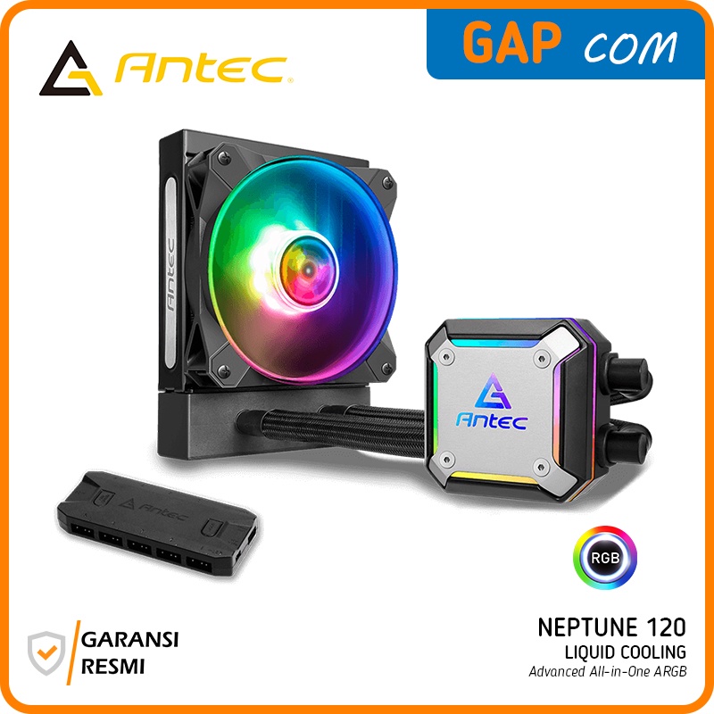 CPU Cooler Antec Neptune 120 ARGB -  Liquid Cooling Fan 12CM AIO ARGB