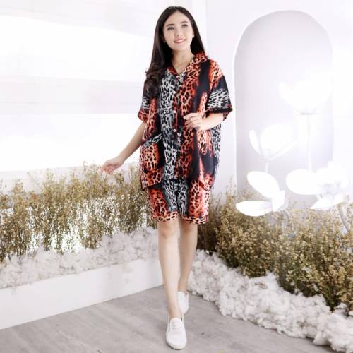 Setelan Piyama Wanita Pendek HP Satu Set Tie Dye Rosei Jumbo XXL Big Size Baju Tidur Wanita Cewek Casual Setelan Rayon One Set Cantik-ALIYAH BATA