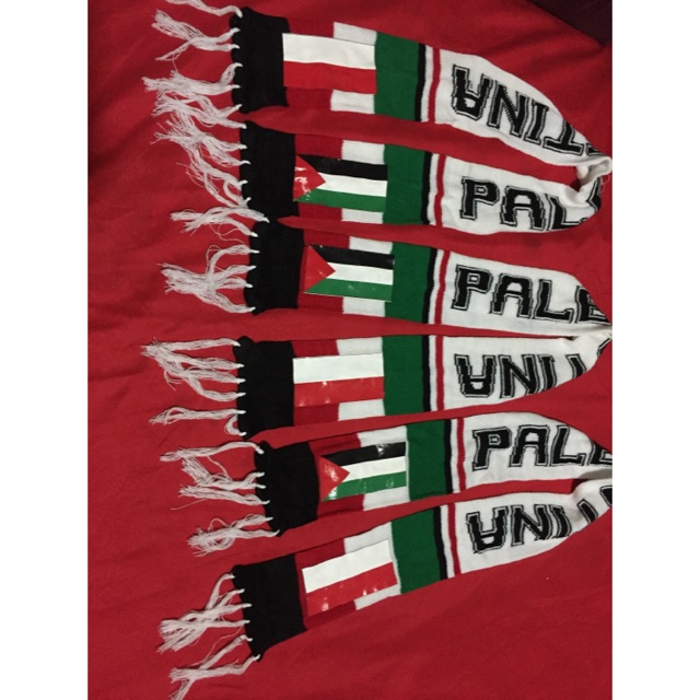 syal palestine rajutan bendera press