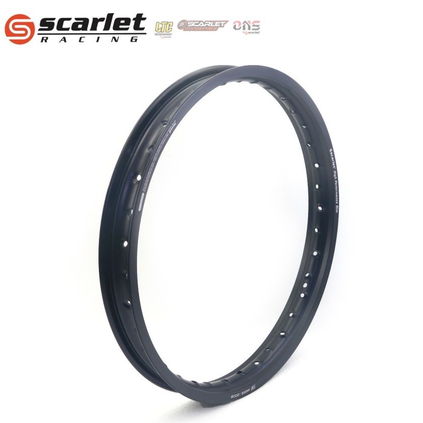 LINGKAR VELG PELAK PELEK ALLOY SANDBLAST  KULIT JERUK 160  18 RING 18 WM WR SCARLET RACING